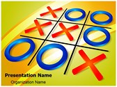 Crisscross Tic Tac Toe Editable PowerPoint Template