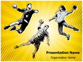 Handball Sports Player Editable Template