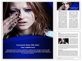 Crying Tears Editable PowerPoint Template