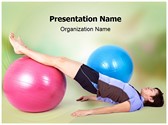 Exercise With Ball Editable PowerPoint Template