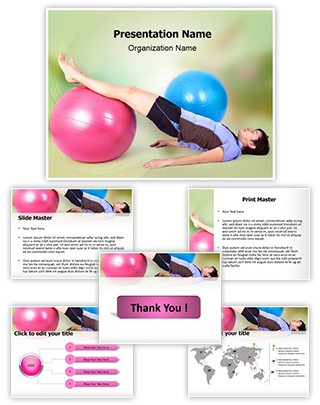 Exercise With Ball Editable PowerPoint Template
