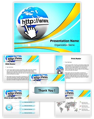 Internet Web Http Editable PowerPoint Template