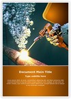 Underwater Welding Editable Template