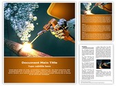 Underwater Welding Editable PowerPoint Template