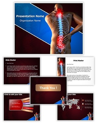Spinal Pain Editable PowerPoint Template