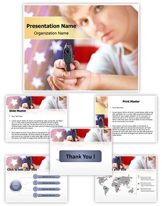 American Crime Editable PowerPoint Template