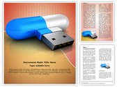 Flash Drive Editable PowerPoint Template