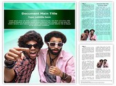 Funky Boys Editable PowerPoint Template