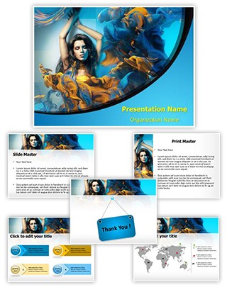 Clothing Art Editable PowerPoint Template