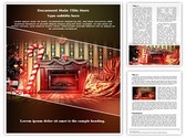 Christmas decoration Editable PowerPoint Template