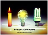 Evolution Of Light Editable PowerPoint Template