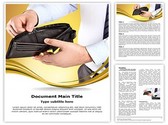 Empty Wallet Editable PowerPoint Template