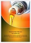 Industrial Engine Oil Editable Template