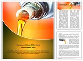 Industrial Engine Oil Editable PowerPoint Template