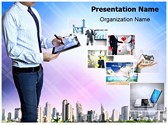 Hytech Businessman Editable PowerPoint Template