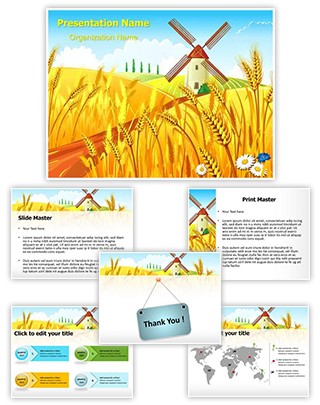 Rural Scenery Editable PowerPoint Template