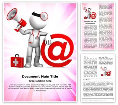 Medical Email Editable Word Template