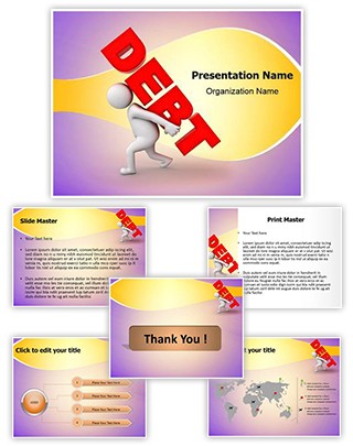 Debt Burden Editable PowerPoint Template