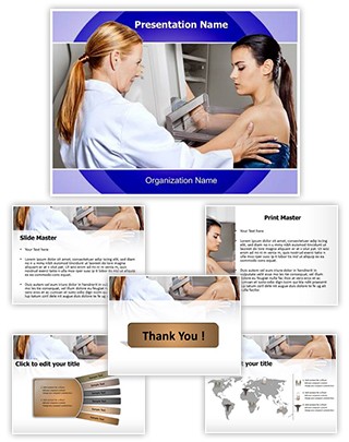 Mammogram Test Editable PowerPoint Template