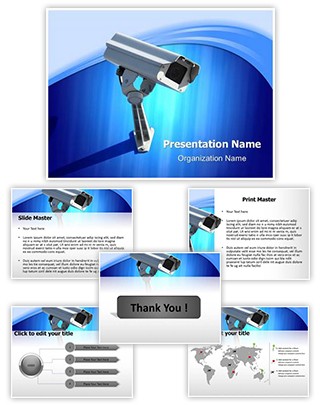 Security Camera Editable PowerPoint Template