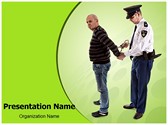 Police Arrest Editable PowerPoint Template