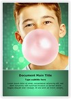 Chewing Gum Editable Template