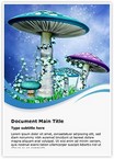 Mushrooms Editable Template