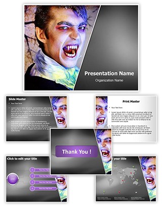 Vampire Editable PowerPoint Template