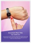 Woman Wrist Watch Editable Template