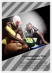 Wrestlers Referee Editable Template