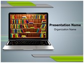 Digital Library Editable PowerPoint Template