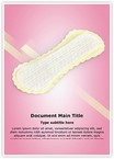 Panty Liner Pad Editable Template