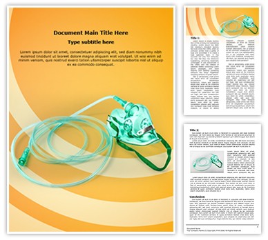 Inhaler Editable Word Template