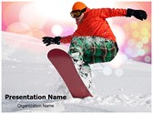 Snowboarder Editable PowerPoint Template