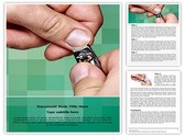 Cutting Nails Editable PowerPoint Template