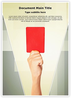 Referee Penalty Red Card