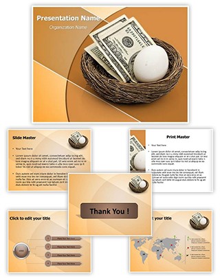 Retirement Savings Editable PowerPoint Template