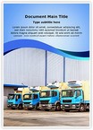 Warehouse Truck Editable Template