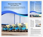 Warehouse Truck Editable PowerPoint Template