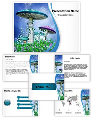 Mushrooms Editable PowerPoint Template