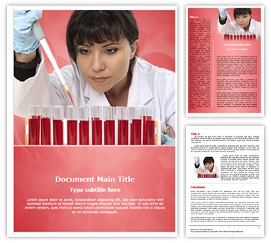 Hematology Editable Word Template