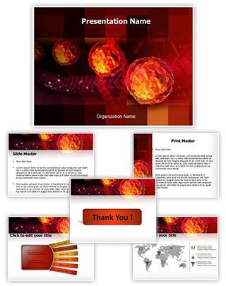 Polio Virus Editable PowerPoint Template