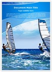 Windsurfing Editable Template