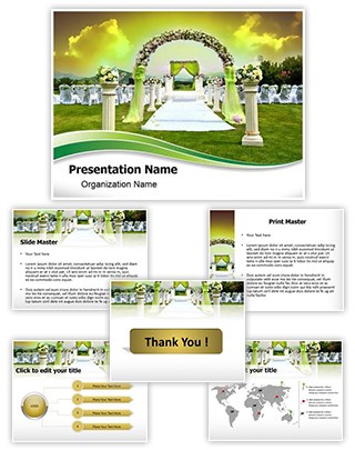 Wedding Arrangement Editable PowerPoint Template