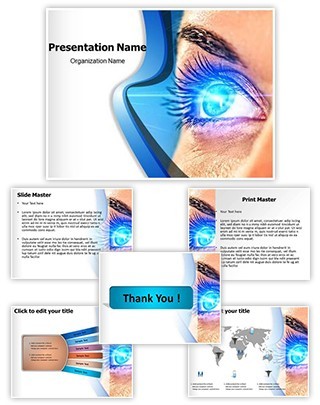 Eye Effect Editable PowerPoint Template