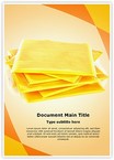 American Slice Cheese Editable Template