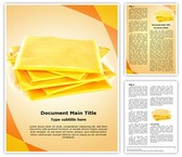 American Slice Cheese Template