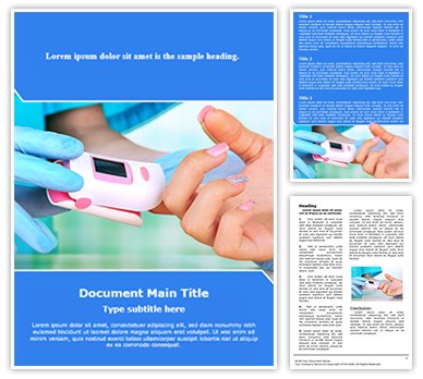 Checking Pulse Rate Editable Word Template