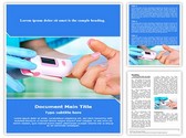 Checking Pulse Rate Editable PowerPoint Template