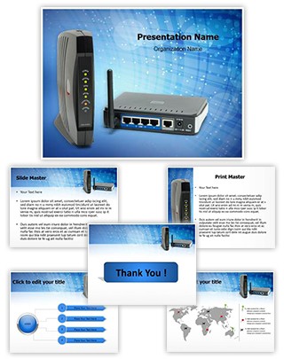 Wifi Technology Editable PowerPoint Template